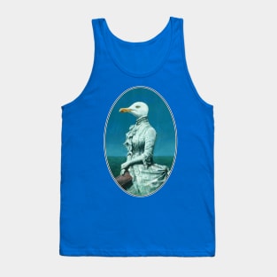 Victorian seagull Lady Oval Tank Top